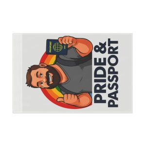 BRUNO Pride Passport Flag, LGBTQ+ Travel Accessory, Gay Pride Gift, Rainbow