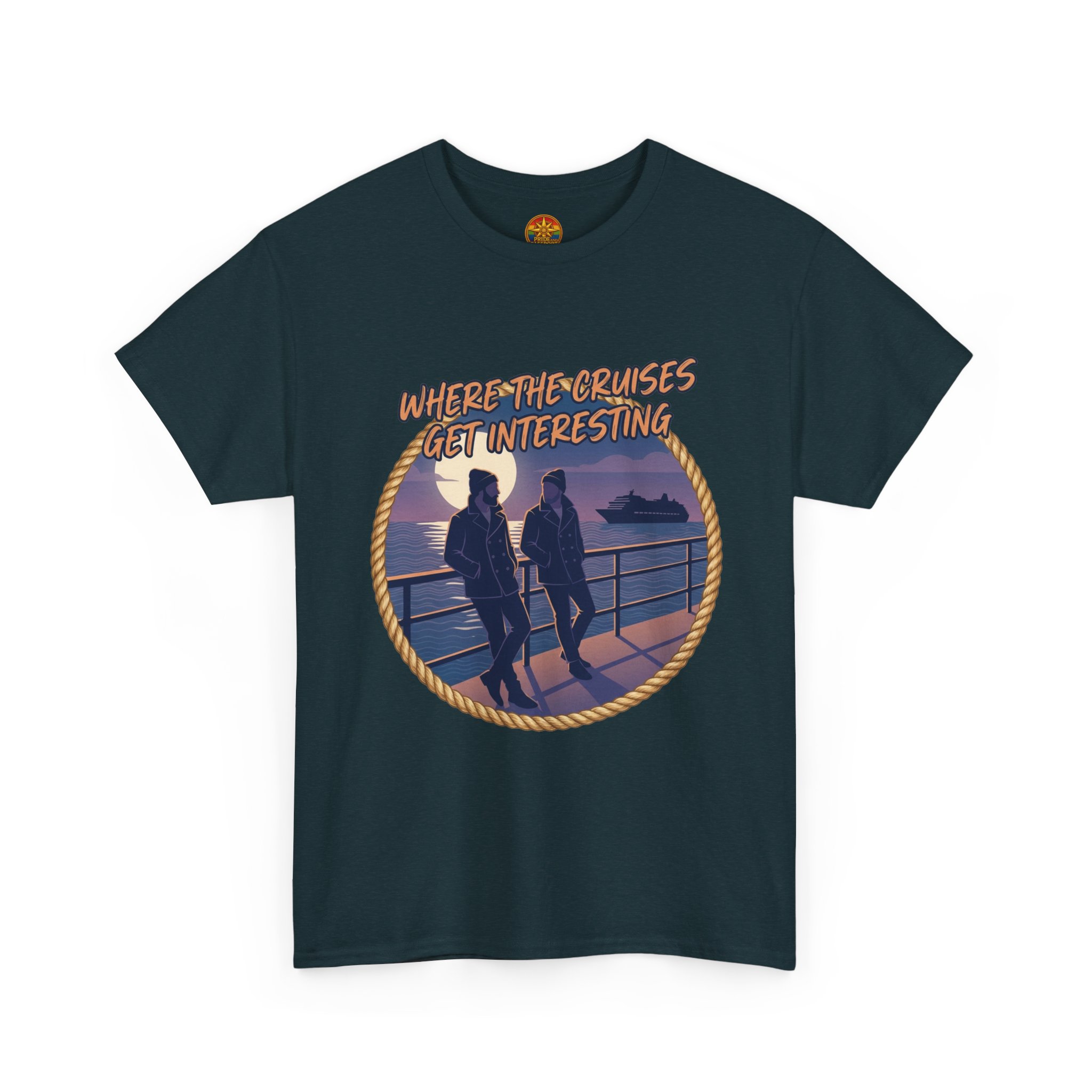 Cruise Sunset Tee — “Where the Cruises Get Interesting” Casual Graphic T‑Shirt - Image 27