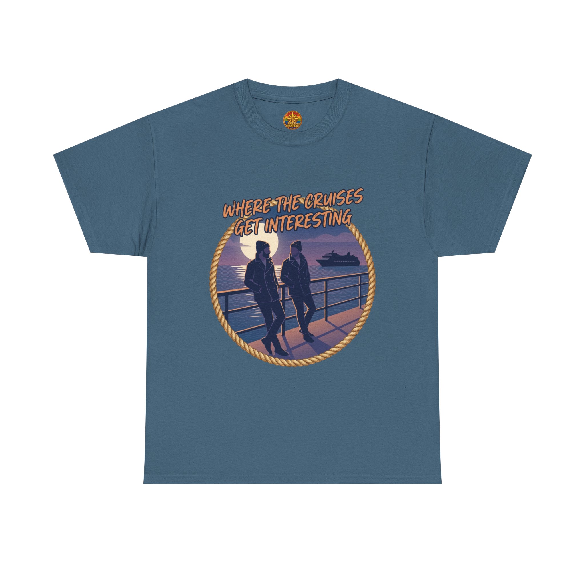 Cruise Sunset Tee — “Where the Cruises Get Interesting” Casual Graphic T‑Shirt - Image 29