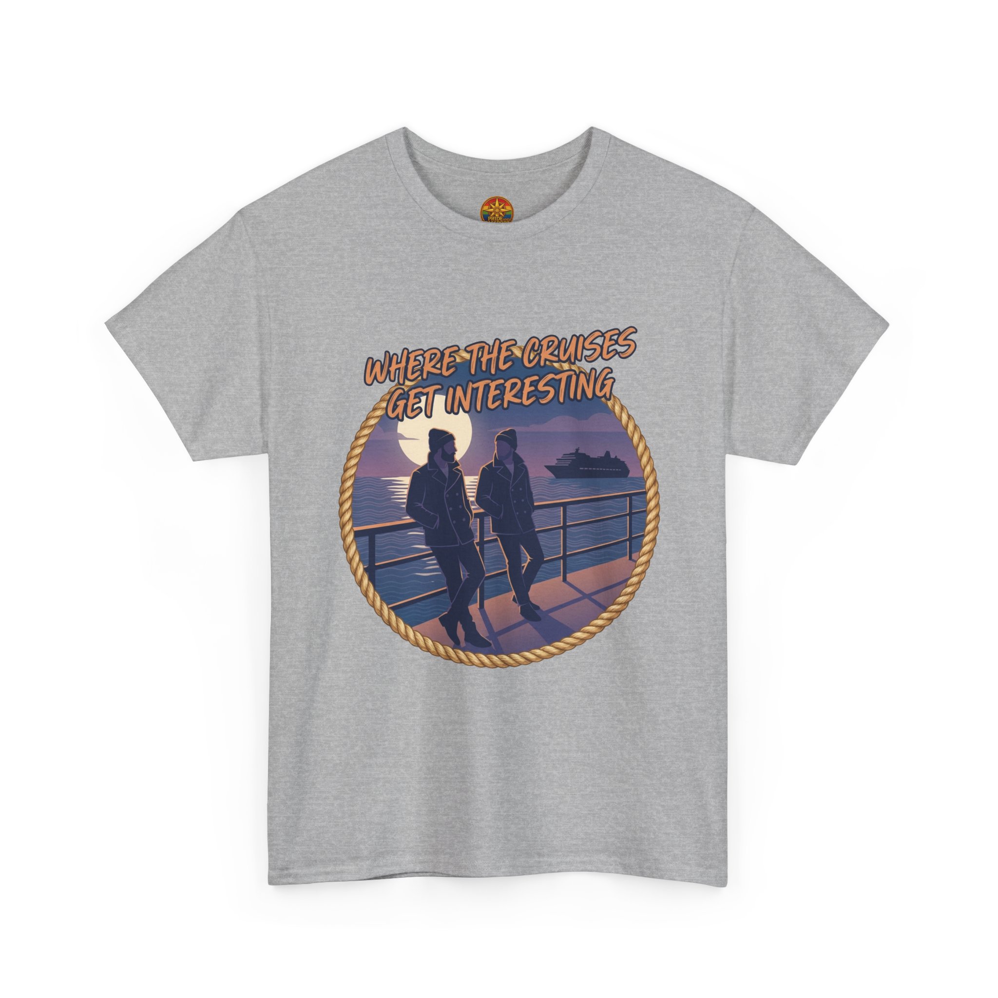 Cruise Sunset Tee — “Where the Cruises Get Interesting” Casual Graphic T‑Shirt - Image 15