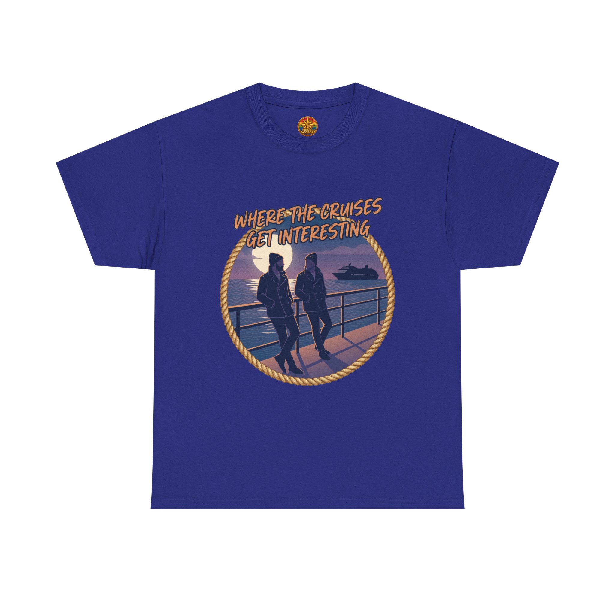 Cruise Sunset Tee — “Where the Cruises Get Interesting” Casual Graphic T‑Shirt - Image 45