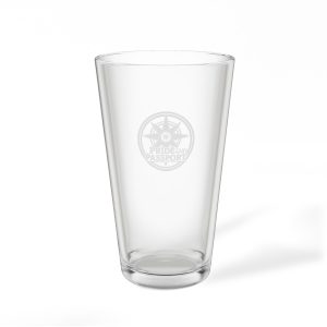 Engraved 16oz Pint Mixing Glass — Pride And Passport Design