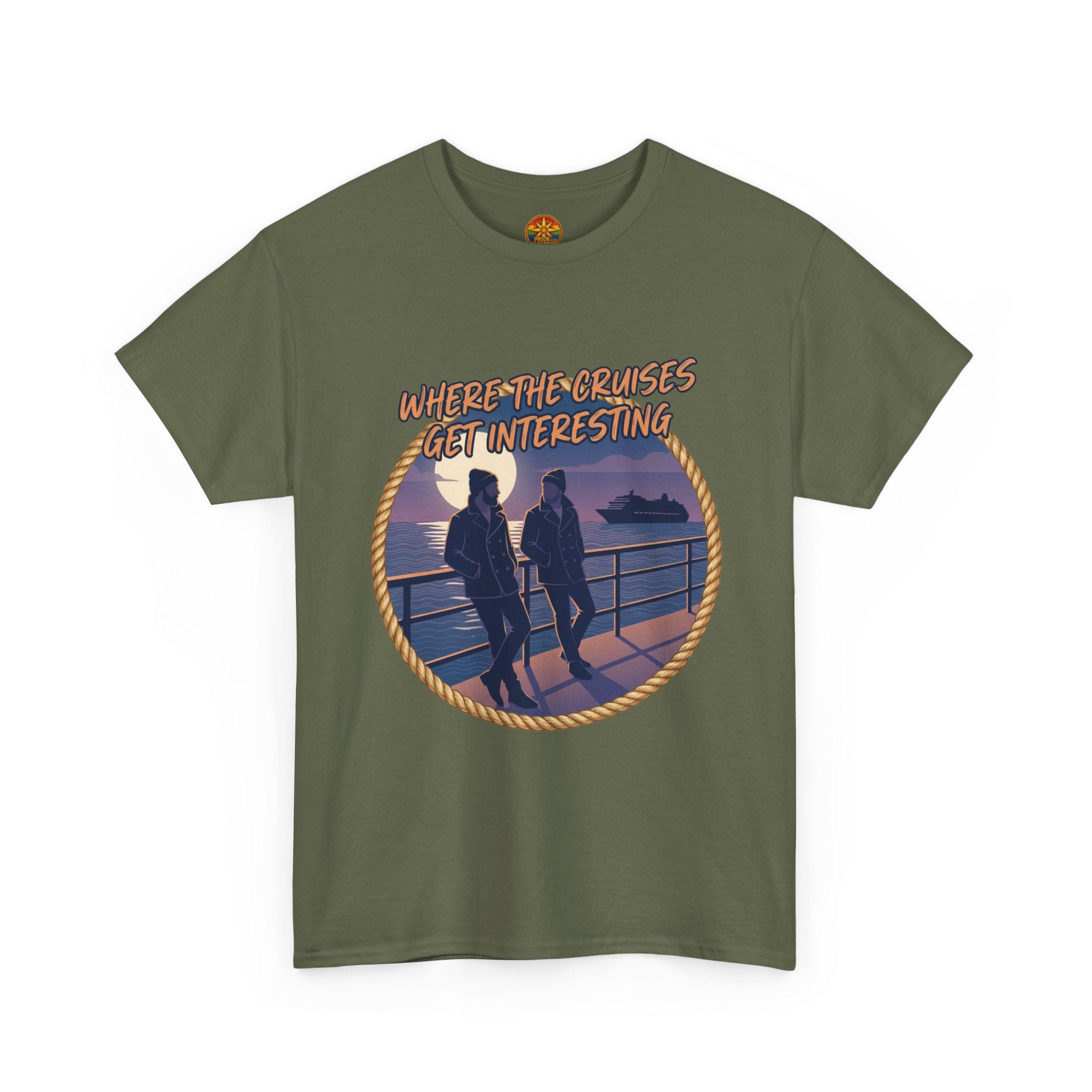 Cruise Sunset Tee — “Where the Cruises Get Interesting” Casual Graphic T‑Shirt - Image 23