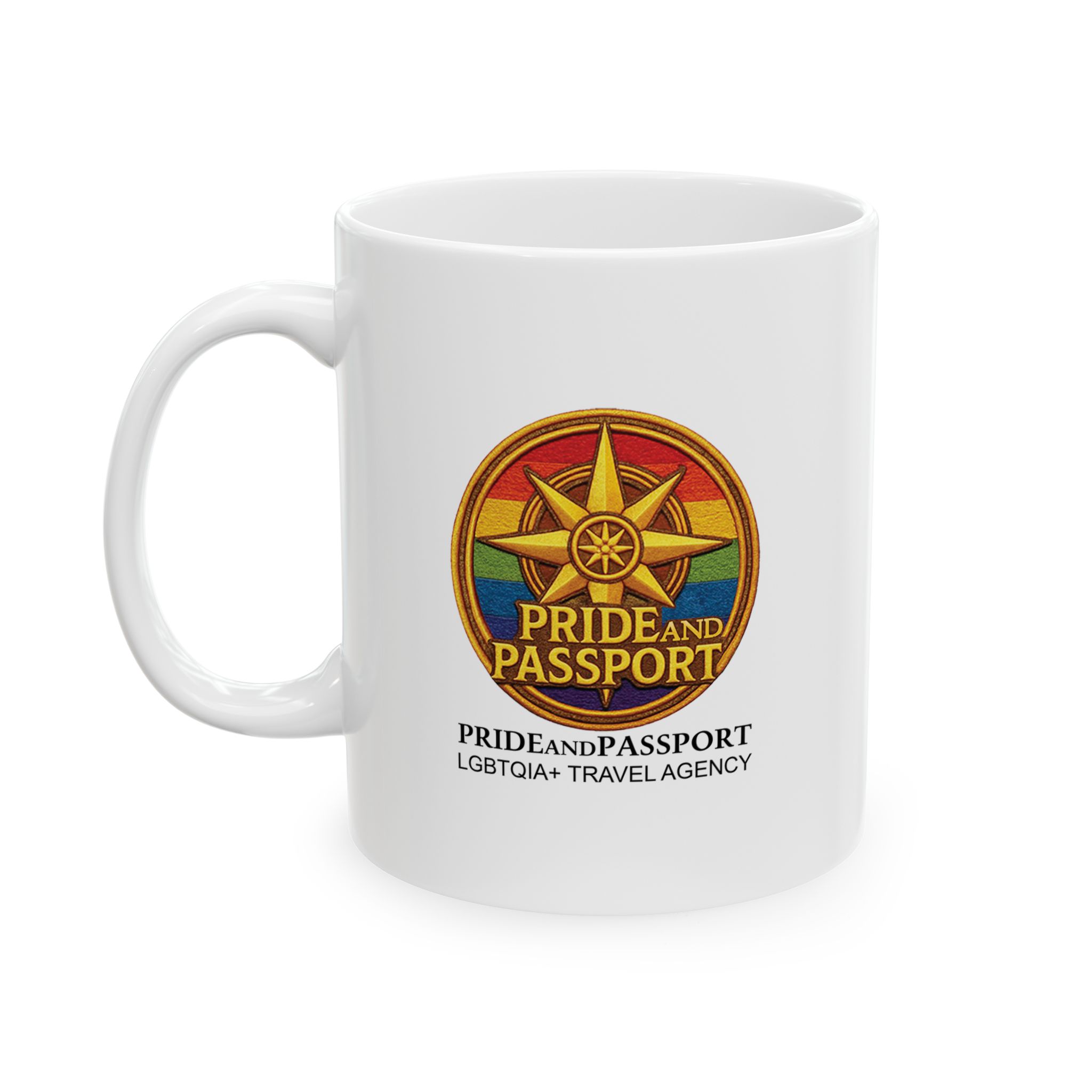 Pride And Passport White Mug - Image 3