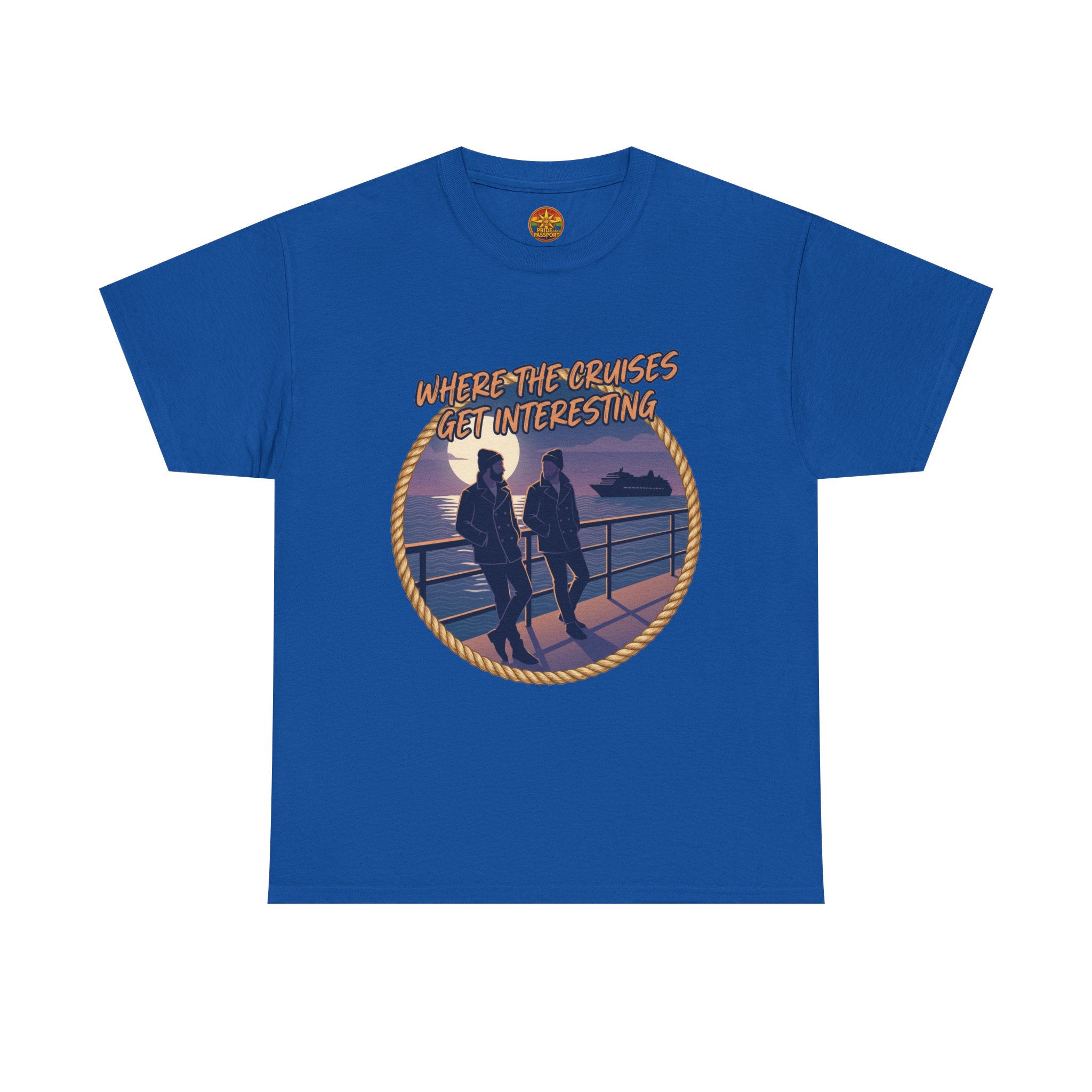Cruise Sunset Tee — “Where the Cruises Get Interesting” Casual Graphic T‑Shirt - Image 37