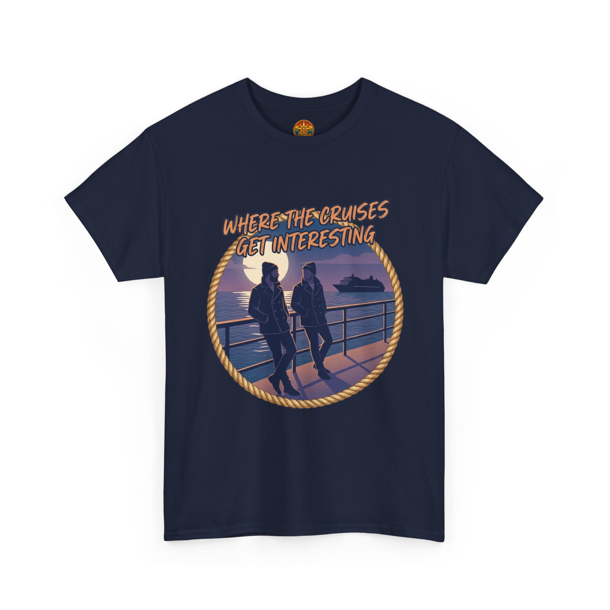 Cruise Sunset Tee — “Where the Cruises Get Interesting” Casual Graphic T‑Shirt - Image 43