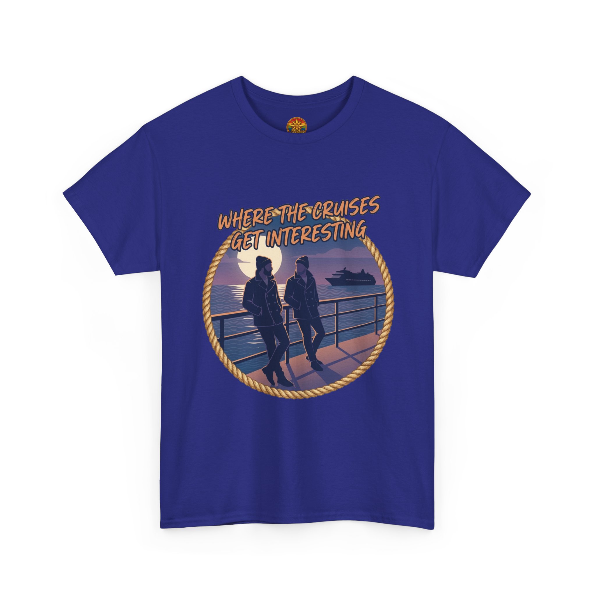 Cruise Sunset Tee — “Where the Cruises Get Interesting” Casual Graphic T‑Shirt - Image 47