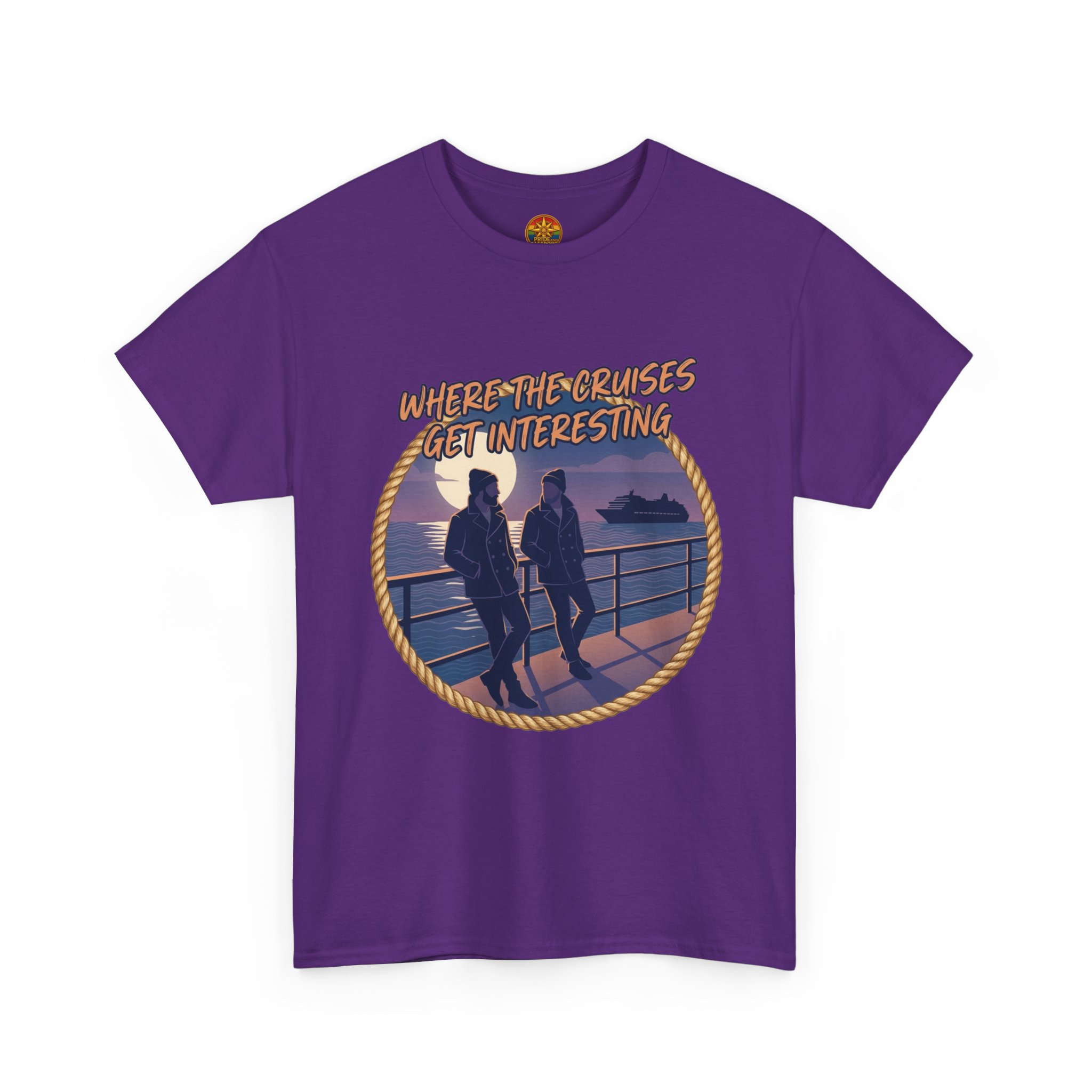 Cruise Sunset Tee — “Where the Cruises Get Interesting” Casual Graphic T‑Shirt - Image 51