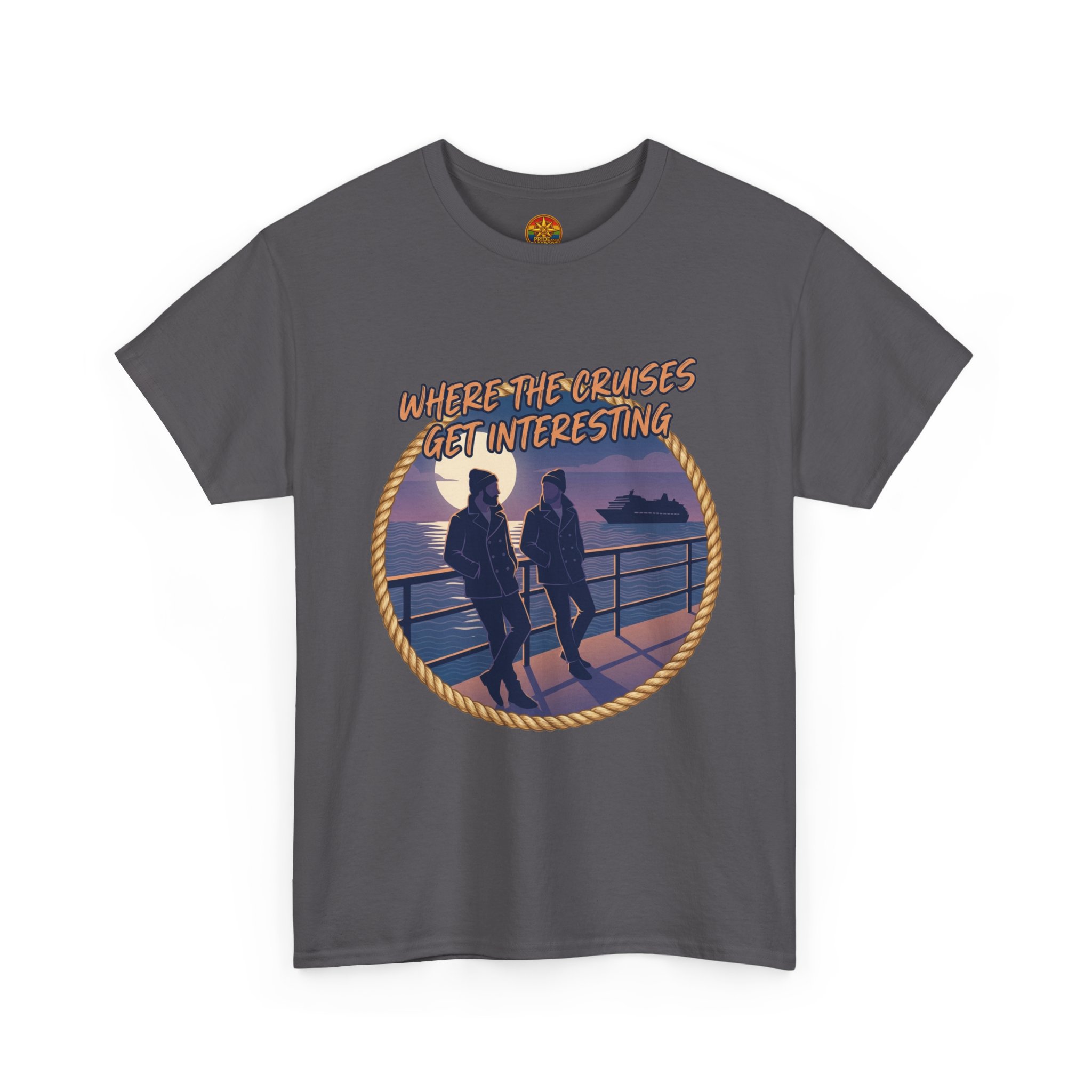 Cruise Sunset Tee — “Where the Cruises Get Interesting” Casual Graphic T‑Shirt - Image 35
