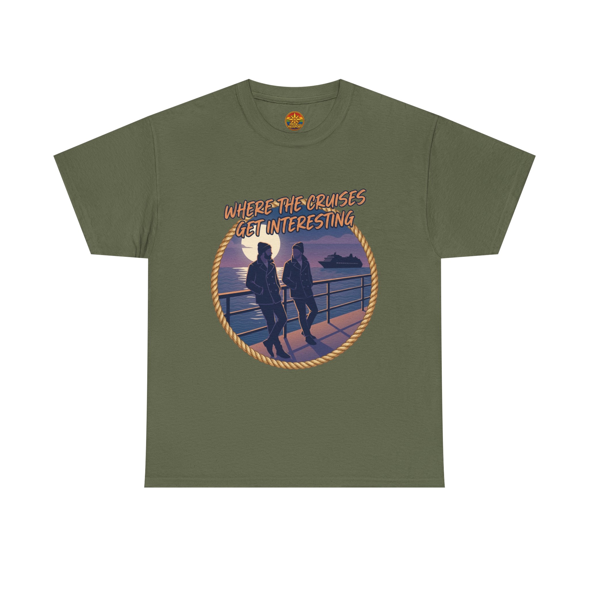 Cruise Sunset Tee — “Where the Cruises Get Interesting” Casual Graphic T‑Shirt - Image 21
