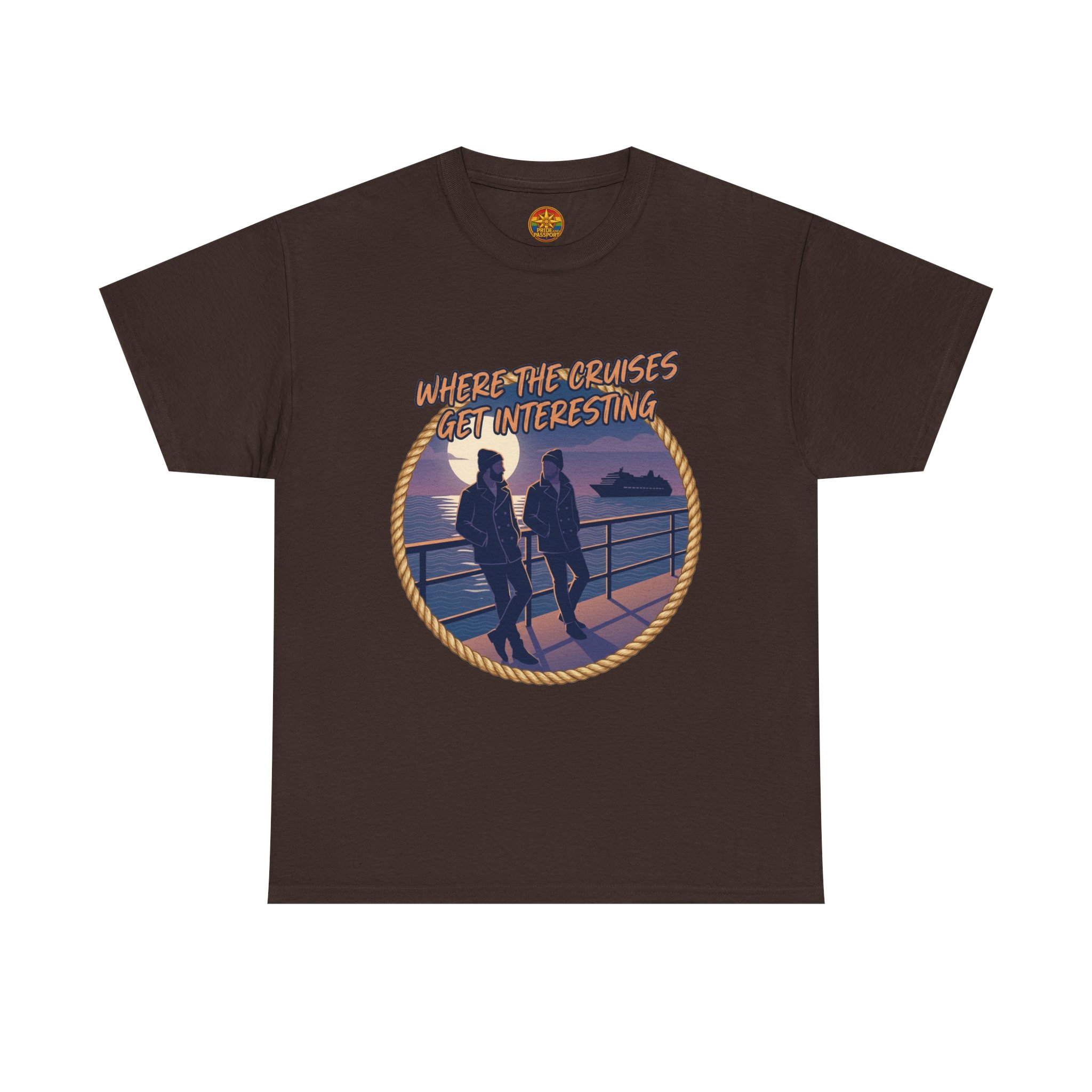Cruise Sunset Tee — “Where the Cruises Get Interesting” Casual Graphic T‑Shirt - Image 17